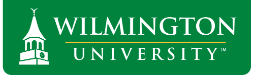 Wilmington University logo.