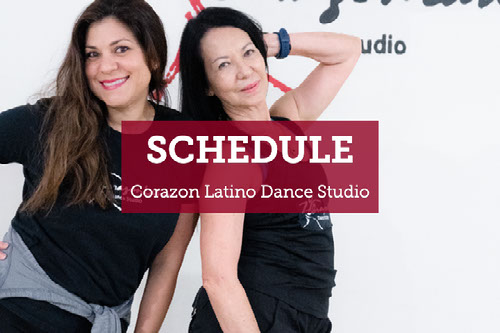 CORAZON LATINO SCHEDULE
