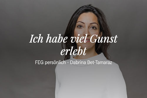 FEG Persönlich mit Dabrina Bet-Tamaraz