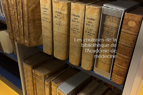 Reportage &agrave; la Biblioth&egrave;que de l&rsquo;Acad&eacute;mie nationale de m&eacute;decine