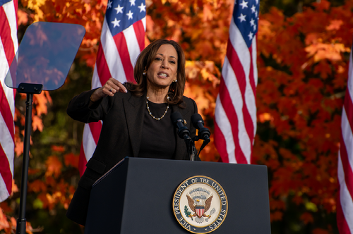 Photos Kamala Harris holds rally in Grand Rapids to garner votes in swing state