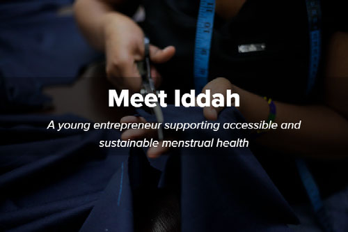Meet Iddah: A young entrepreneur supporting accessible and sustainable menstrual health