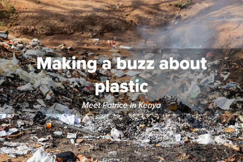 Making a buzz about plastic