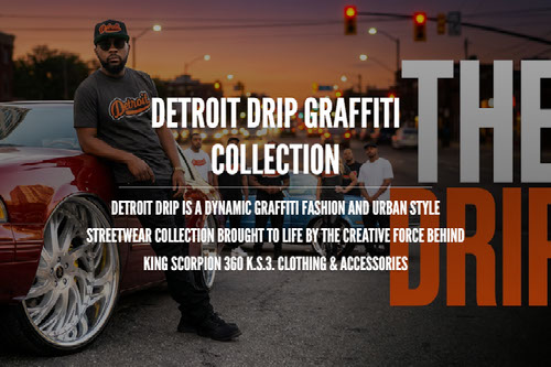 Detroit Drip Graffiti Collection by King Scorpion 360