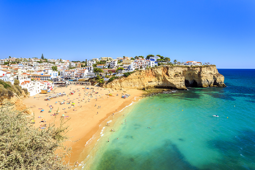 La côte et les villes portugaises